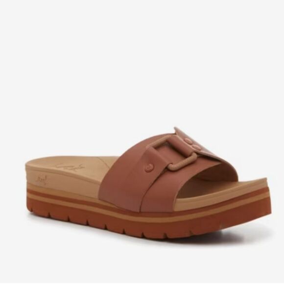 Reef Banded Horizon Buckle Slide Sandal- Brown - Picture 2 of 12